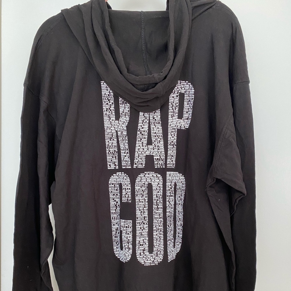 Eminem “Rap God” screen print zipper hoodie